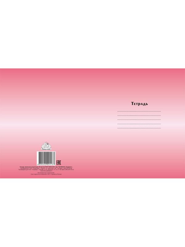 Тетрадь школьная А5,18л,линия Градиент, 5цветов ТШ18К6183