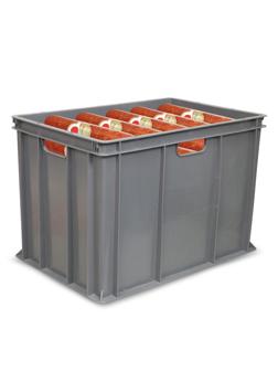 Ящик колбасный 600х400х410_серый арт.203-2