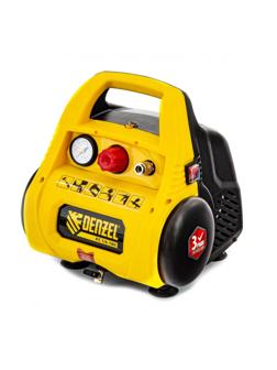 Компрессор поршневой безмасляный DENZEL РС 1/6-180 180 л/мин, 6 л (58057)