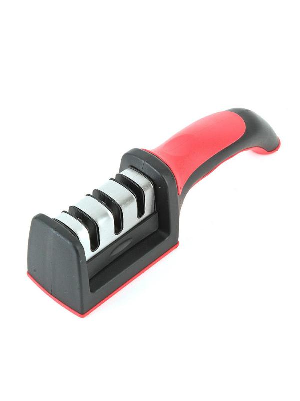 Точилка для ножей 3 уровня заточки 5х6х21см. блистер 9903161