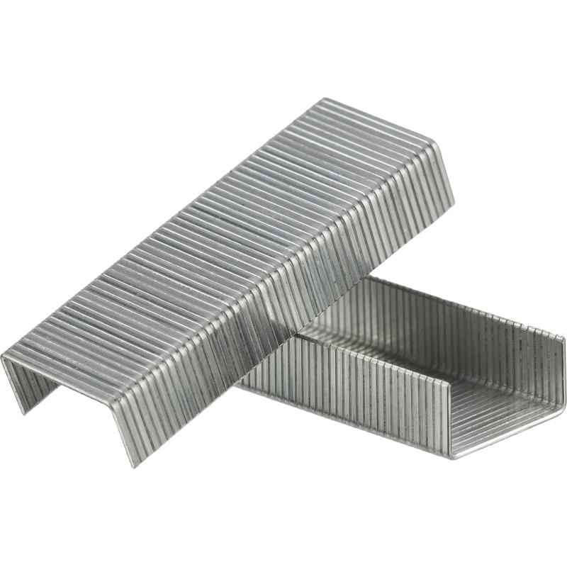 Скобы для степлера №24/6 Глобус С24/6Ч-1000, оцинкованные, 1000 шт/уп