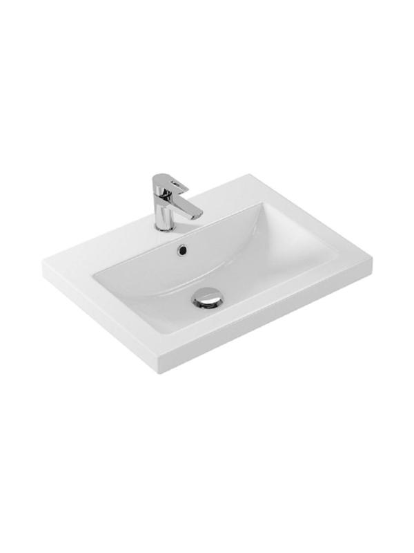 Умывальник Раковина мебельная COMO 60 1 отв. S-UM-COM60/1-w