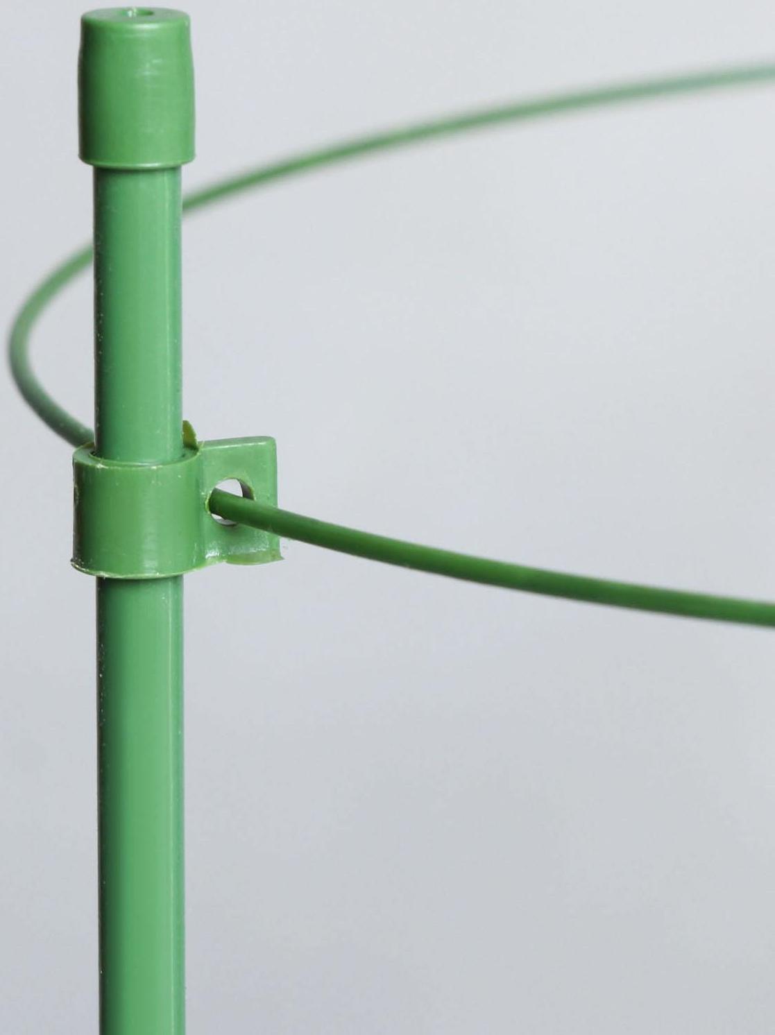 Кустодержатель, d = 18,5–20–22 см, h = 60 см, металл, зелёный