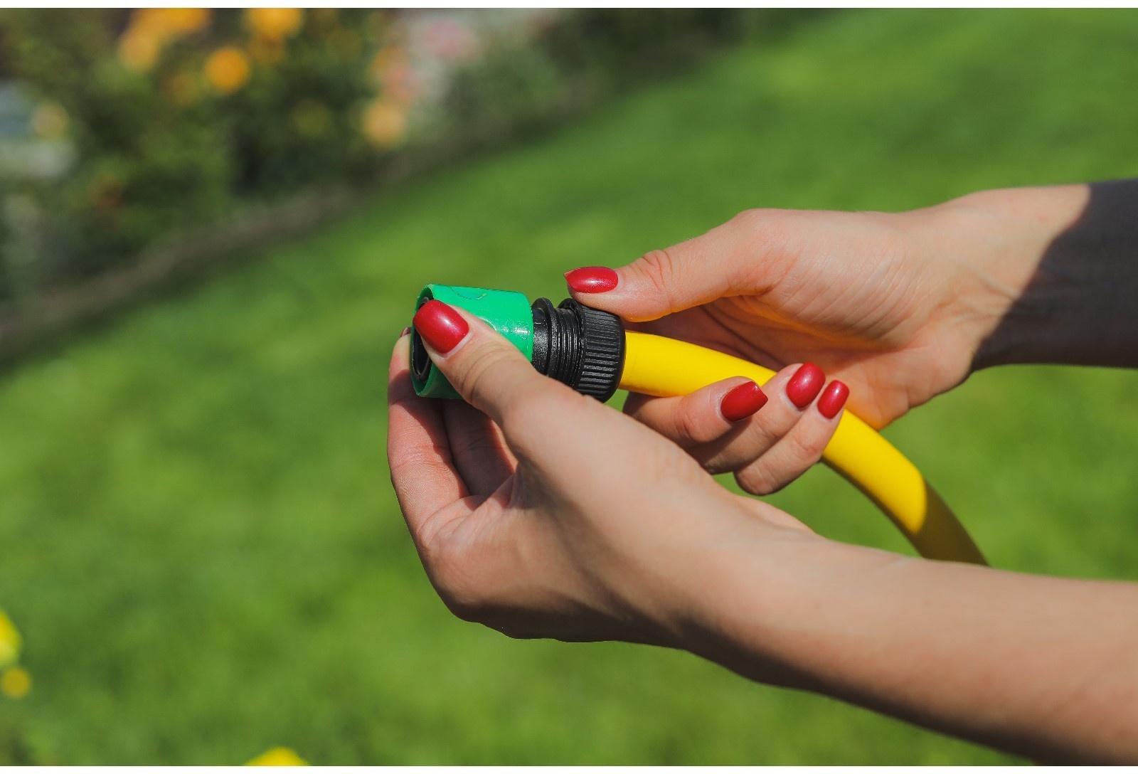 Набор: насадка для полива, коннектор, коннектор с аквастоп 1/2