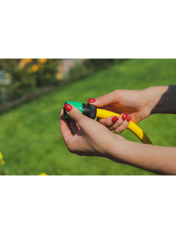 Набор: насадка для полива, коннектор, коннектор с аквастоп 1/2