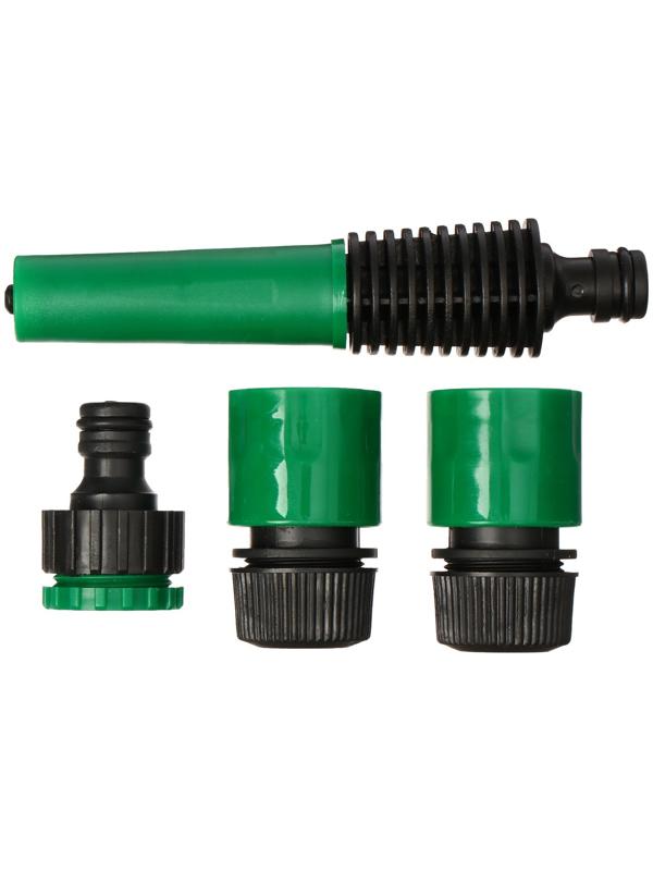 Набор: насадка для полива, коннектор, коннектор с аквастоп 1/2