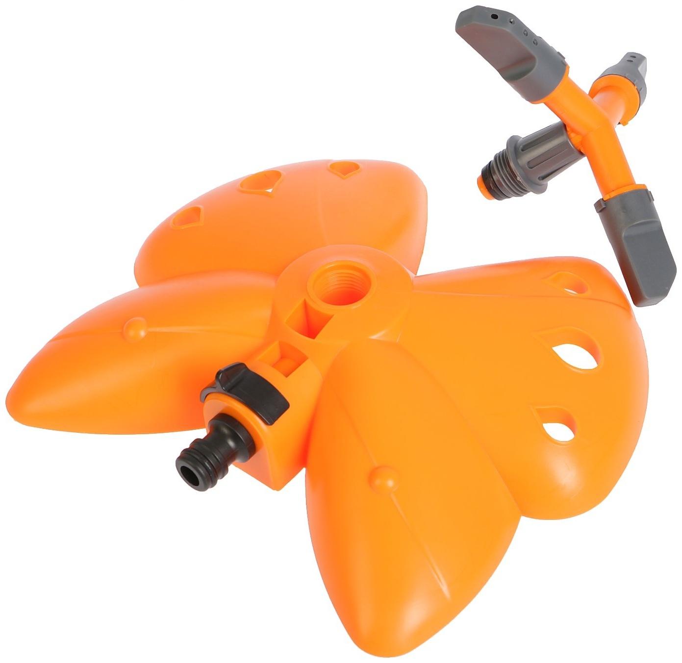 Распылитель 3-лепестковый, под коннектор, пластик, «Бабочка»