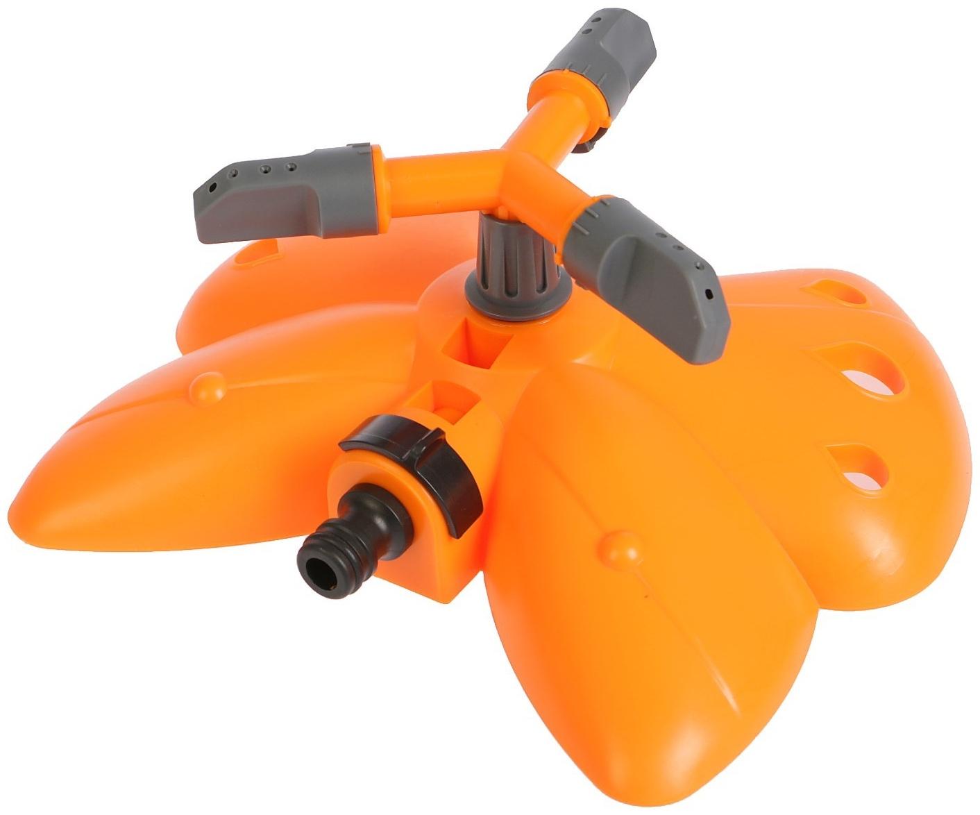 Распылитель 3-лепестковый, под коннектор, пластик, «Бабочка»