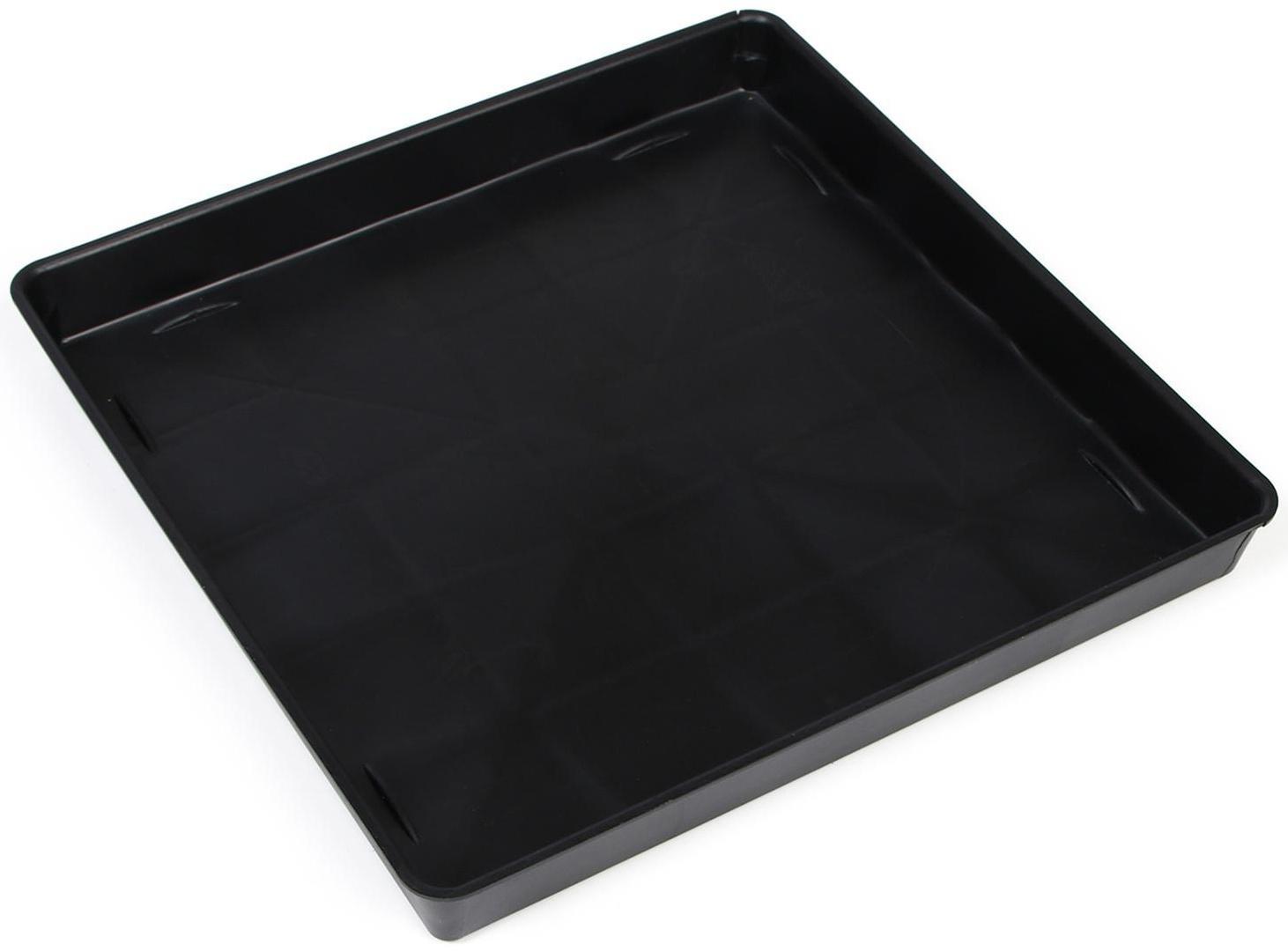 Кассета для рассады, 9 ячеек по 300 мл, с поддоном, чёрная