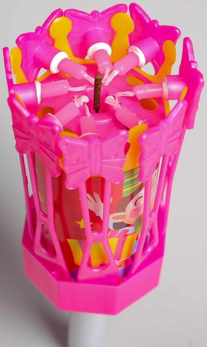 Свеча восковая для торта музыкальная 