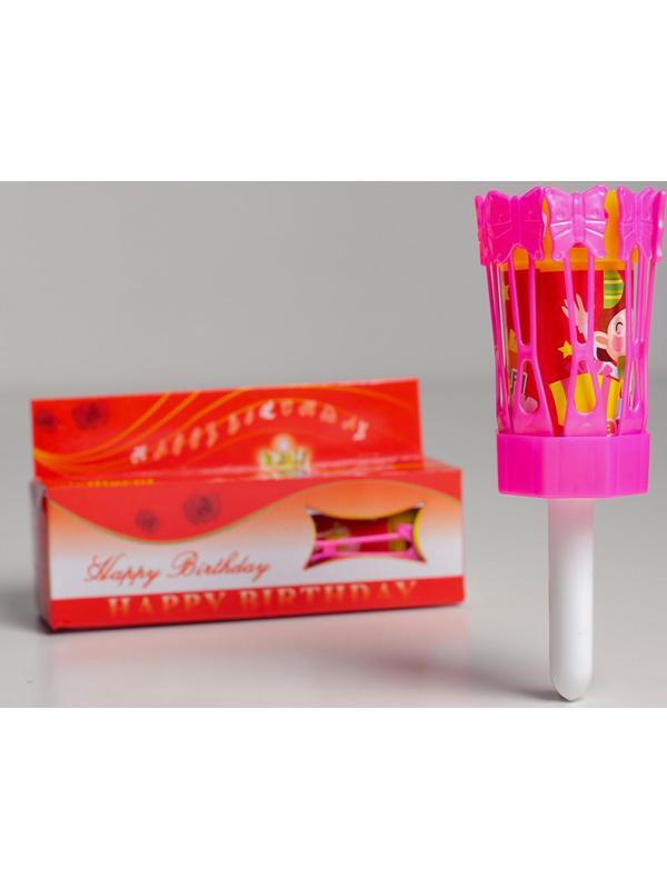 Свеча восковая для торта музыкальная 