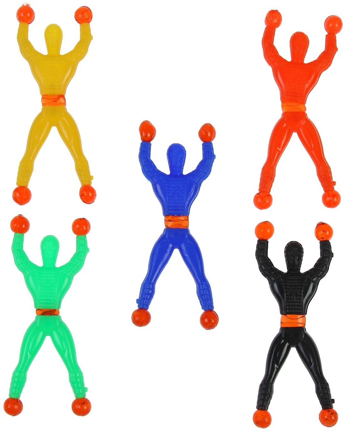 Липучка «Человек», сползает по стеклу, цвета МИКС