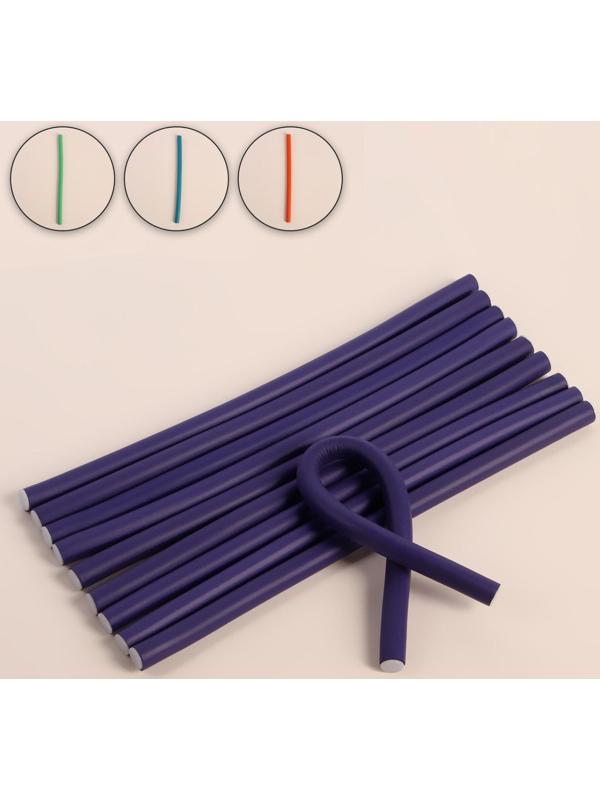 Бигуди «Бумеранг», d = 1 см, 24 см, 10 шт, цвет МИКС