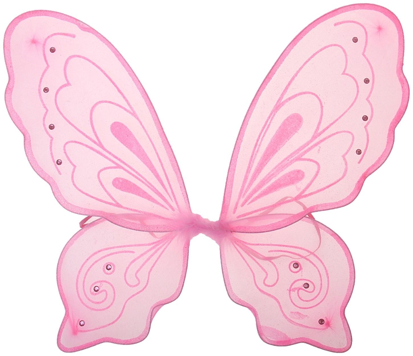 Карнавальные крылья «Бабочка», цвет розовый