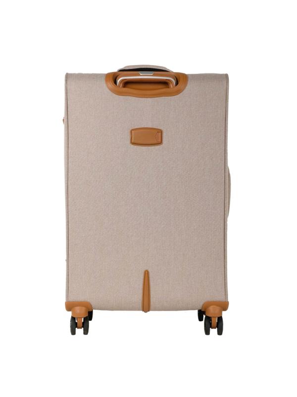 Чемодан средний тканевый облегченный,(2-ой) Beige бежевый (24), Р1913