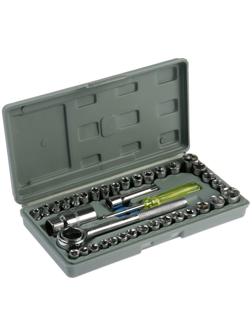 Набор инструментов в кейсе ТУНДРА, универсальный, 1/4