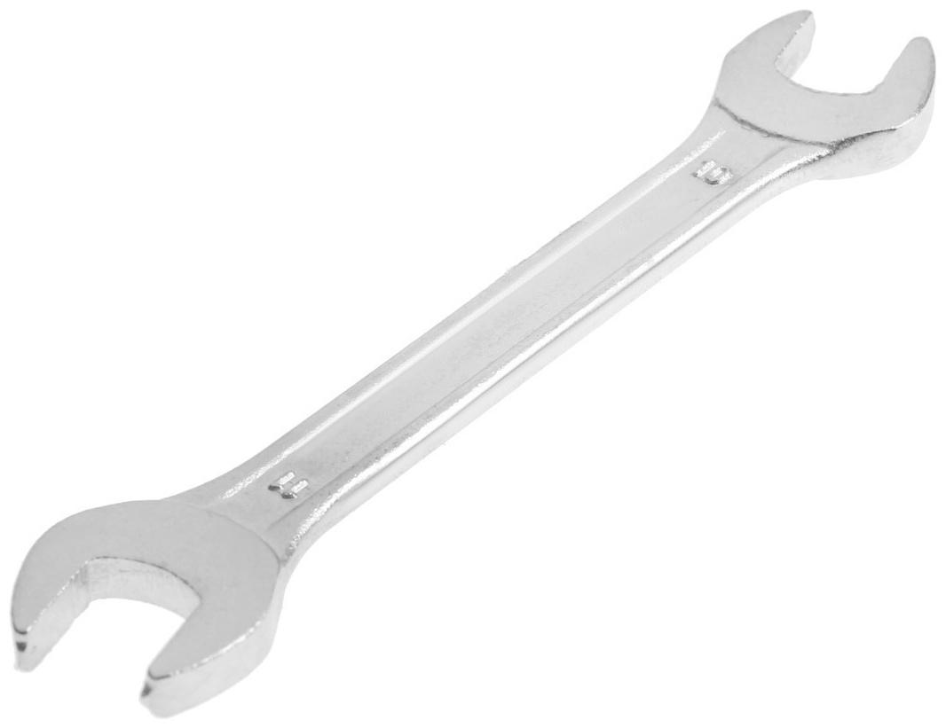 Ключ рожковый ТУНДРА, хромированный, 10 х 11 мм