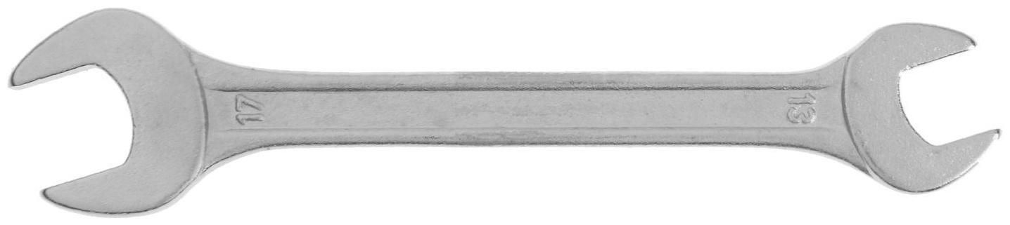Ключ рожковый ТУНДРА, хромированный, 13 х 17 мм