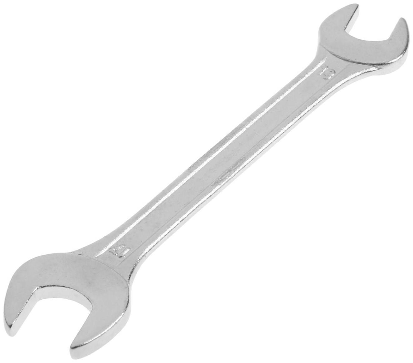 Ключ рожковый ТУНДРА, хромированный, 13 х 17 мм