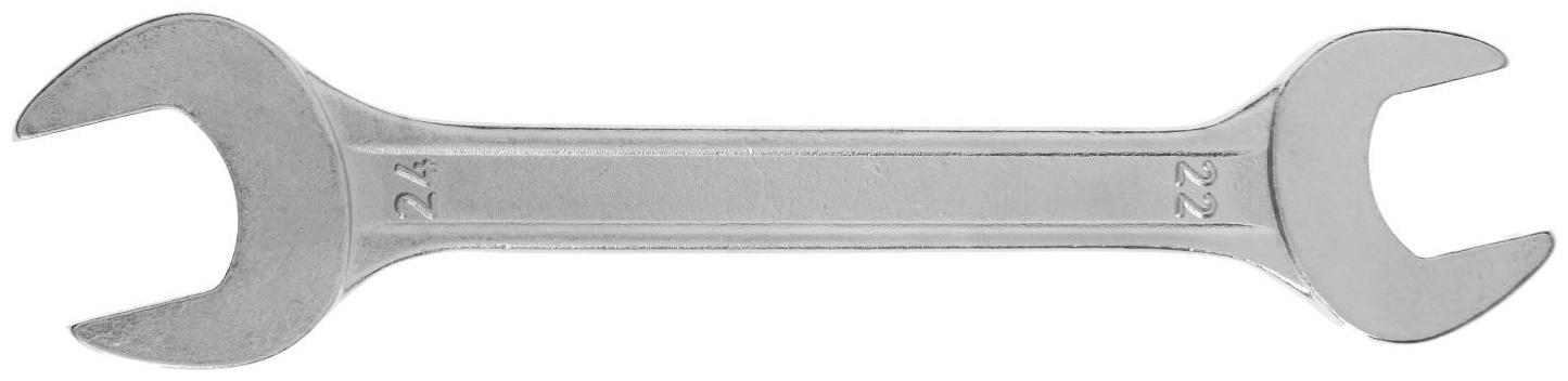 Ключ рожковый ТУНДРА, хромированный, 22 х 24 мм