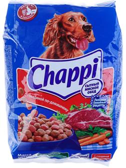 Сухой корм Chappi для собак, с говядиной по-домашнему, 600 г