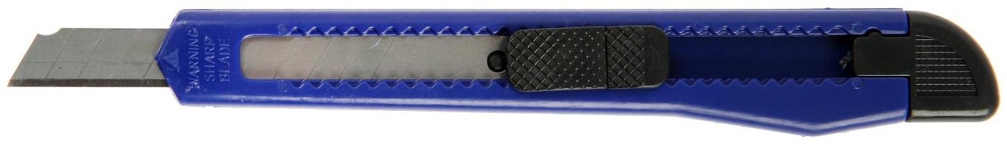 Нож универсальный ТУНДРА, пластиковый корпус, 9 мм