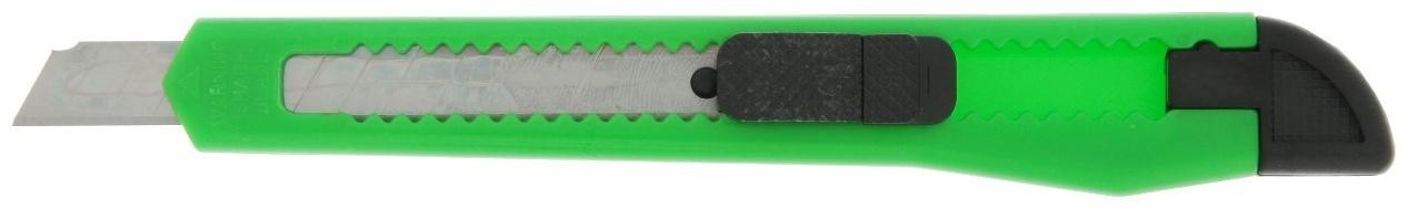 Нож универсальный ТУНДРА, пластиковый корпус, 9 мм