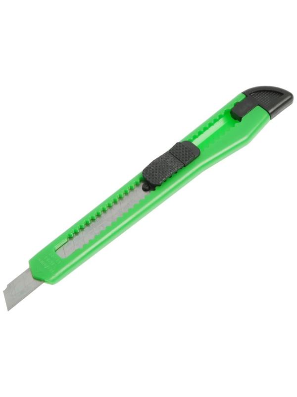 Нож универсальный ТУНДРА, пластиковый корпус, 9 мм