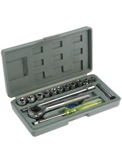 Набор инструментов в кейсе ТУНДРА, универсальный, 1/4