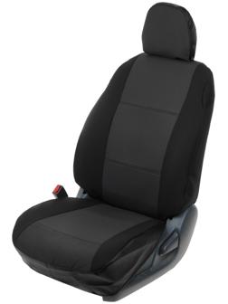 Авточехлы для Renault Sandero 40/60, 2010-2014, темно-серый, набор