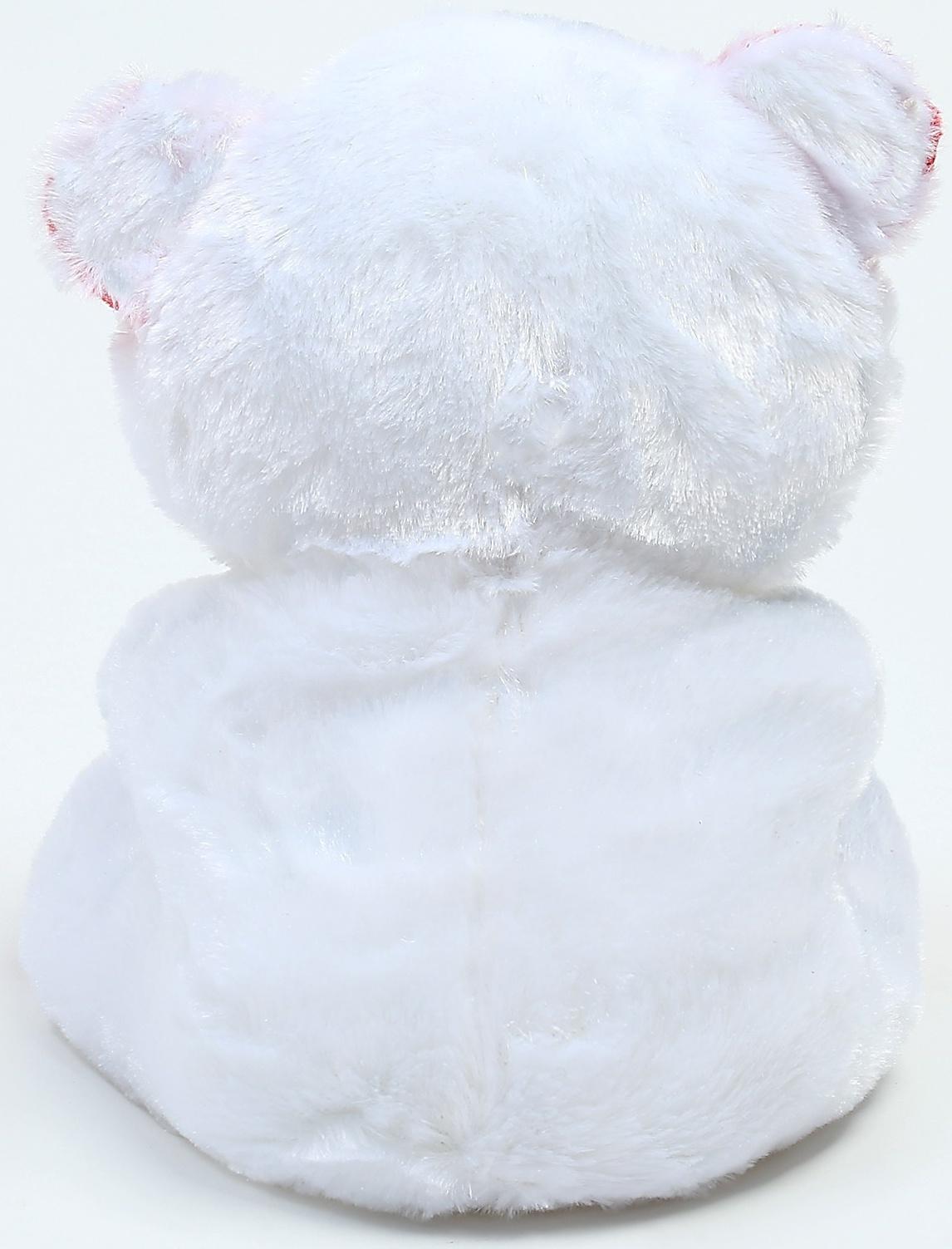 Мягкая игрушка «Я тебя люблю», мишка с сердечком, сердца, 17 см