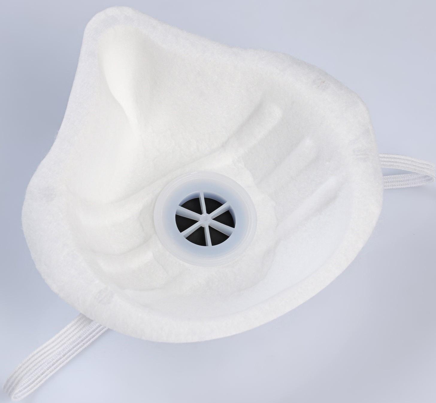 Полумаска фильтрующая формованная с клапаном 