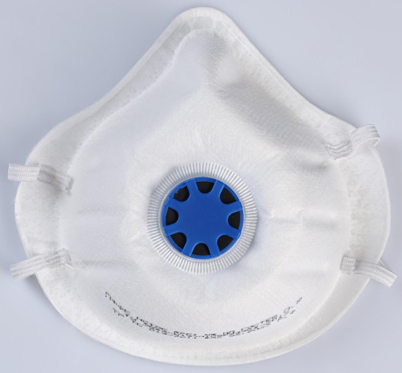 Полумаска фильтрующая формованная с клапаном 