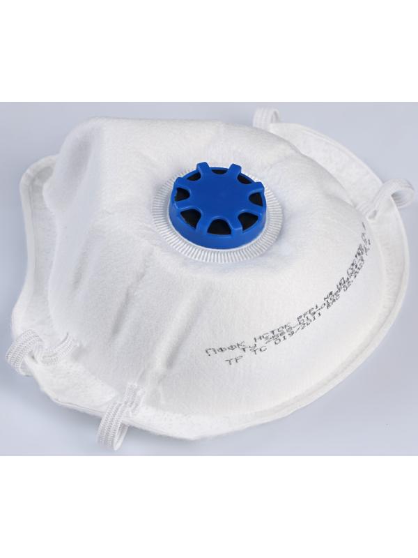 Полумаска фильтрующая формованная с клапаном 