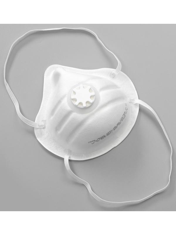 Полумаска фильтрующая формованная с клапаном 