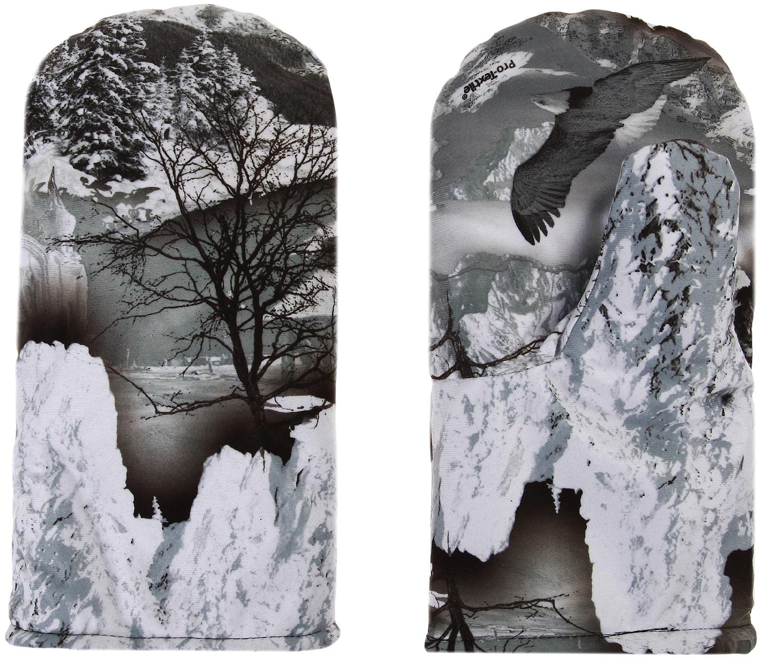 Варежки рыбацкие утеплённые флисом, мембрана, цвет микс