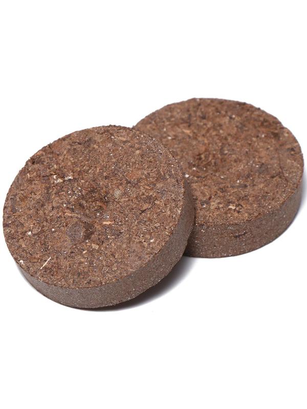 Набор для рассады: торфяная таблетка d = 4.1 см (12 шт.), кассета на 12 ячеек по 50 мл, поддон, зелёный