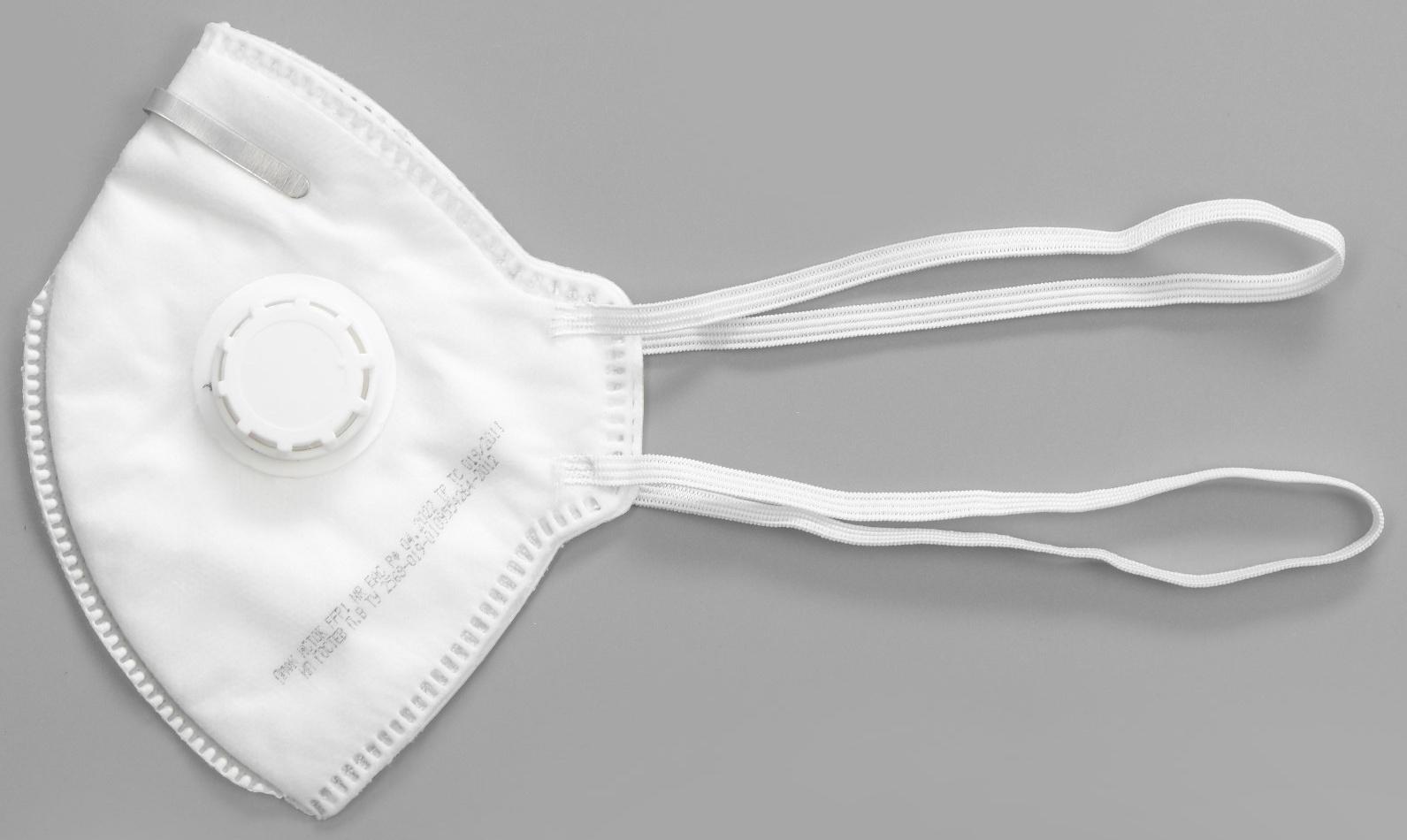 Полумаска фильтрующая складная с клапаном 