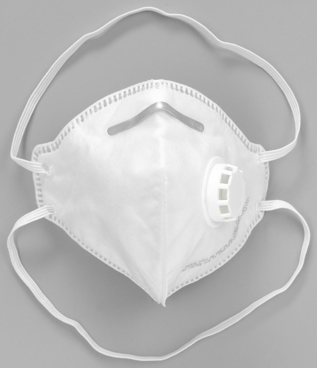 Полумаска фильтрующая складная с клапаном 