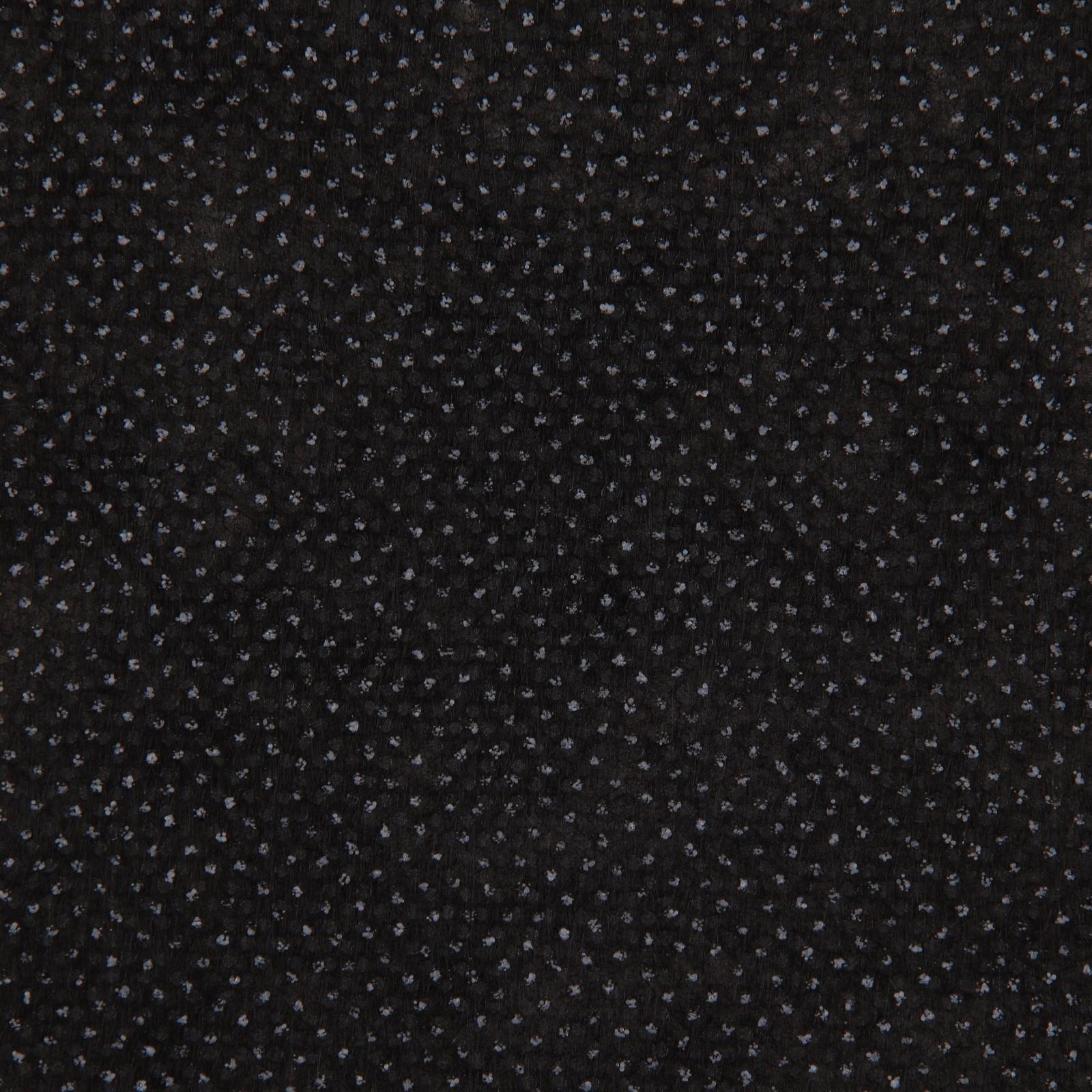 Флизелин клеевой сплошной, 30г/кв.м, 50х100см, цвет чёрный