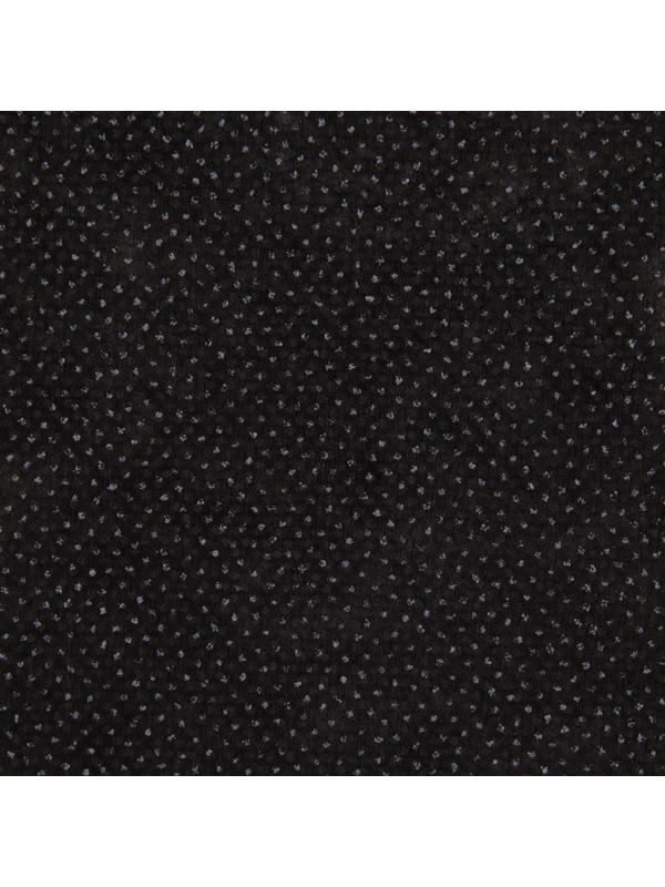 Флизелин клеевой сплошной, 30г/кв.м, 50х100см, цвет чёрный