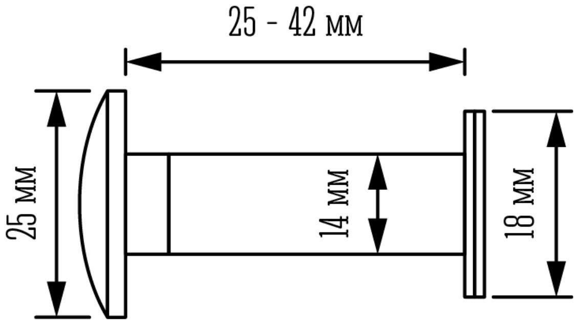Глазок дверной 