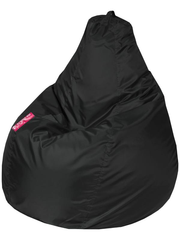 Кресло - мешок «Капля M», диметр 100 см, высота 140 см, цвет чёрный