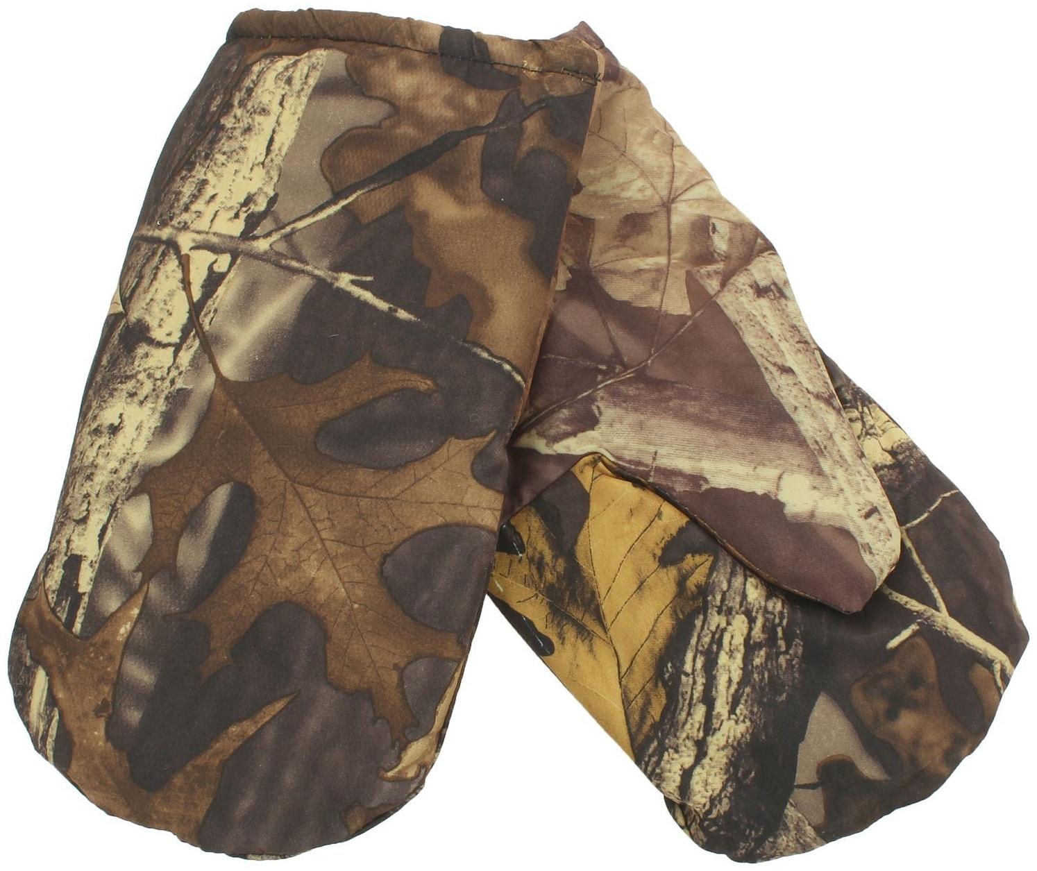 Варежки рыбацкие, мембрана, искусственный мех, цвета микс