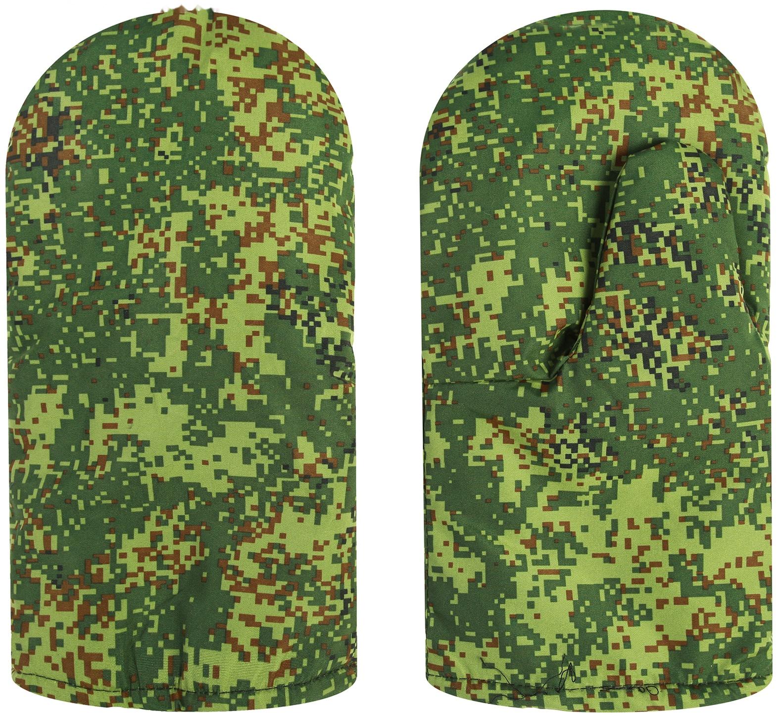 Варежки рыбацкие, мембрана, искусственный мех, цвета микс