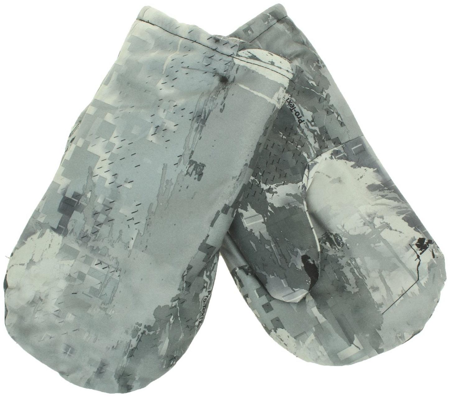 Варежки рыбацкие, мембрана, искусственный мех, цвета микс