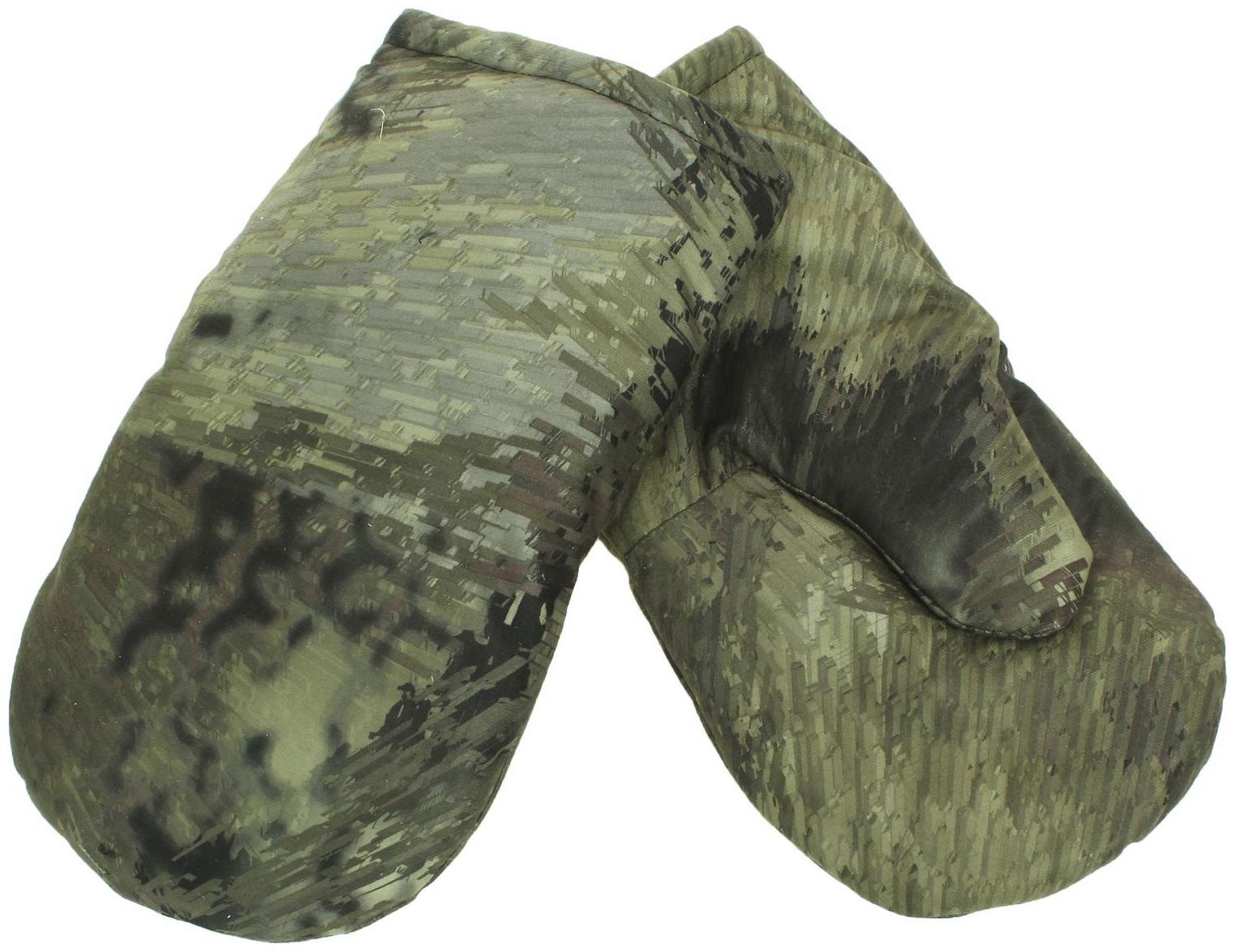 Варежки рыбацкие, мембрана, искусственный мех, цвета микс