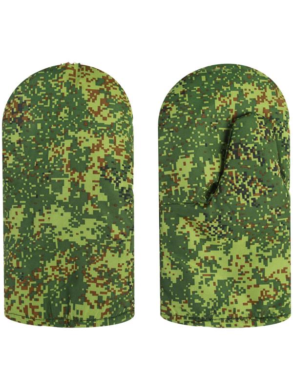 Варежки рыбацкие, мембрана, искусственный мех, цвета микс