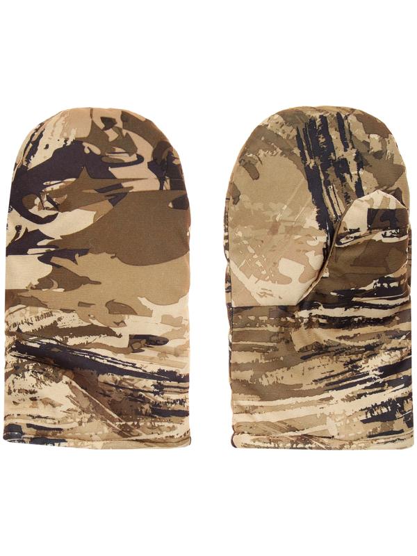 Варежки рыбацкие, мембрана, искусственный мех, цвета микс