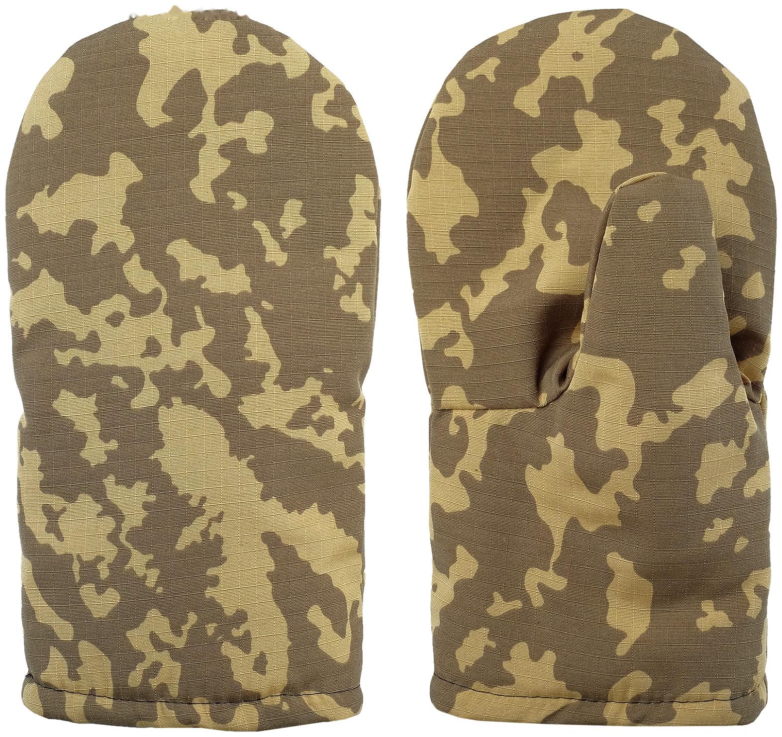 Варежки рыбацкие утеплённые флисом, смесовка, цвет микс